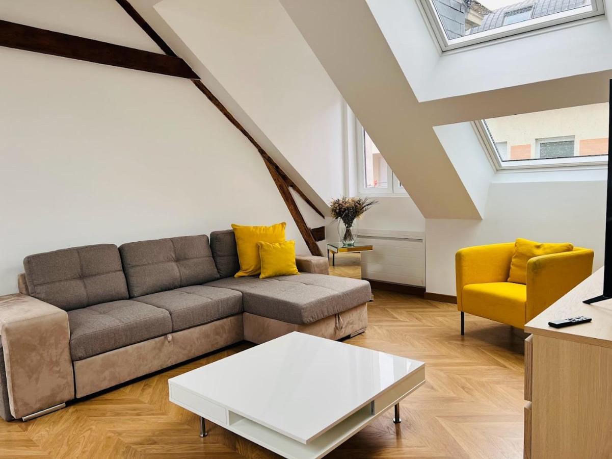 Elegant T4 Centre Reims/Parking Prive Apartment Ngoại thất bức ảnh